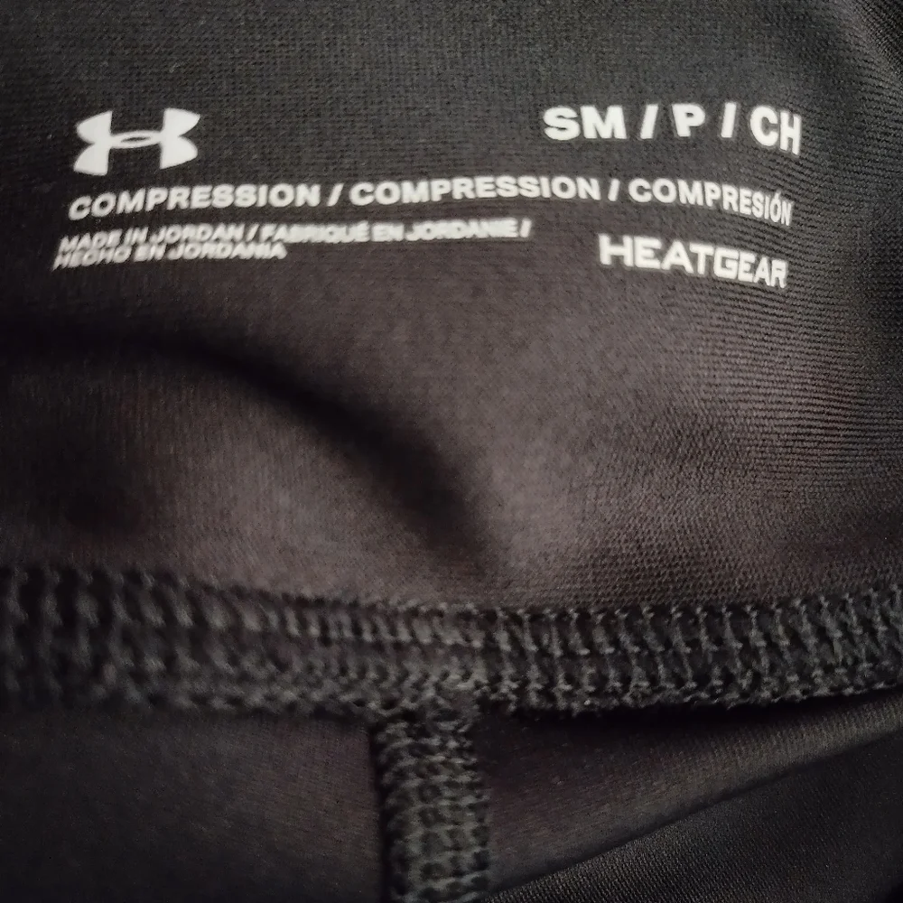 UNDER ARMOUR WOMEN'S HEATGEAR COLOR BLOCK COMPRESSION LEGGINGS SZ S - Picture 9 of 10